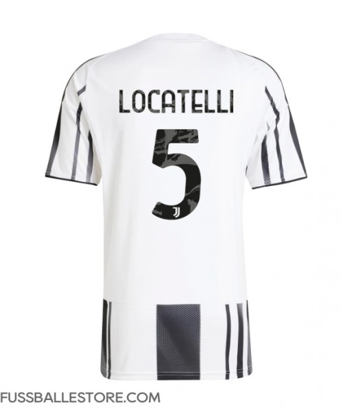 Günstige Juventus Manuel Locatelli #5 Heimtrikot 2025-26 Kurzarm Günstige Juventus Manuel Locatelli #5 Heimtrikot 2025-26 Kurzarm